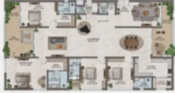MSN Neopolis 3 BHK Apartment Type 1 floor plan by MSN Realty located at Neopolis, close to Neopolis circle, Hyderabad Telangana