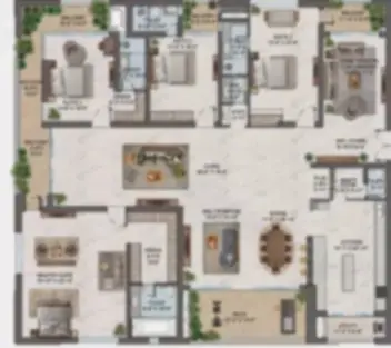 MSN Neopolis 4 BHK Apartment Type 1 floor plan by MSN Realty located at Neopolis, close to Neopolis circle, Hyderabad Telangana