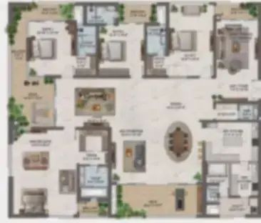 MSN Neopolis 4 BHK Apartment Type 2 floor plan by MSN Realty located at Neopolis, close to Neopolis circle, Hyderabad Telangana