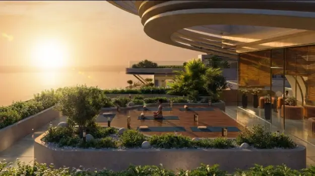 MSN Neopolis Apartment meditation zone in clubhouse by MSN Realty located at Neopolis, close to Neopolis circle, Hyderabad Telangana