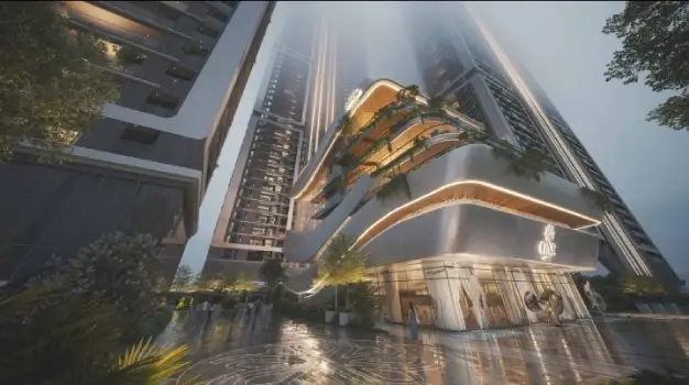 cluhouse downside up view of MSN Neopolis Apartment by MSN Realty located at Neopolis, close to Neopolis circle, Hyderabad Telangana