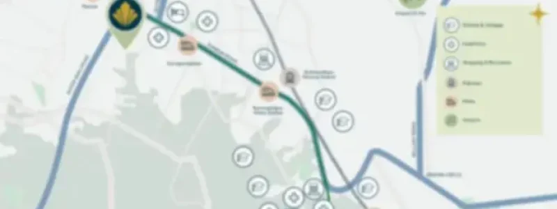 MSN Neopolis Apartment location map with landmarks by MSN Realty located at Neopolis, close to Neopolis circle, Hyderabad Telangana